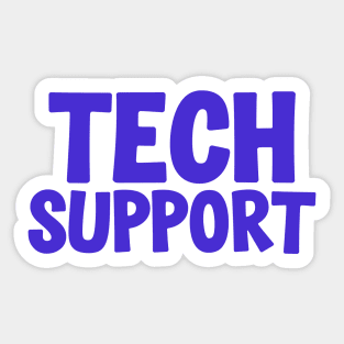 Tech Support Sticker